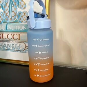 Motivational Plastic Water Bottle NWOT